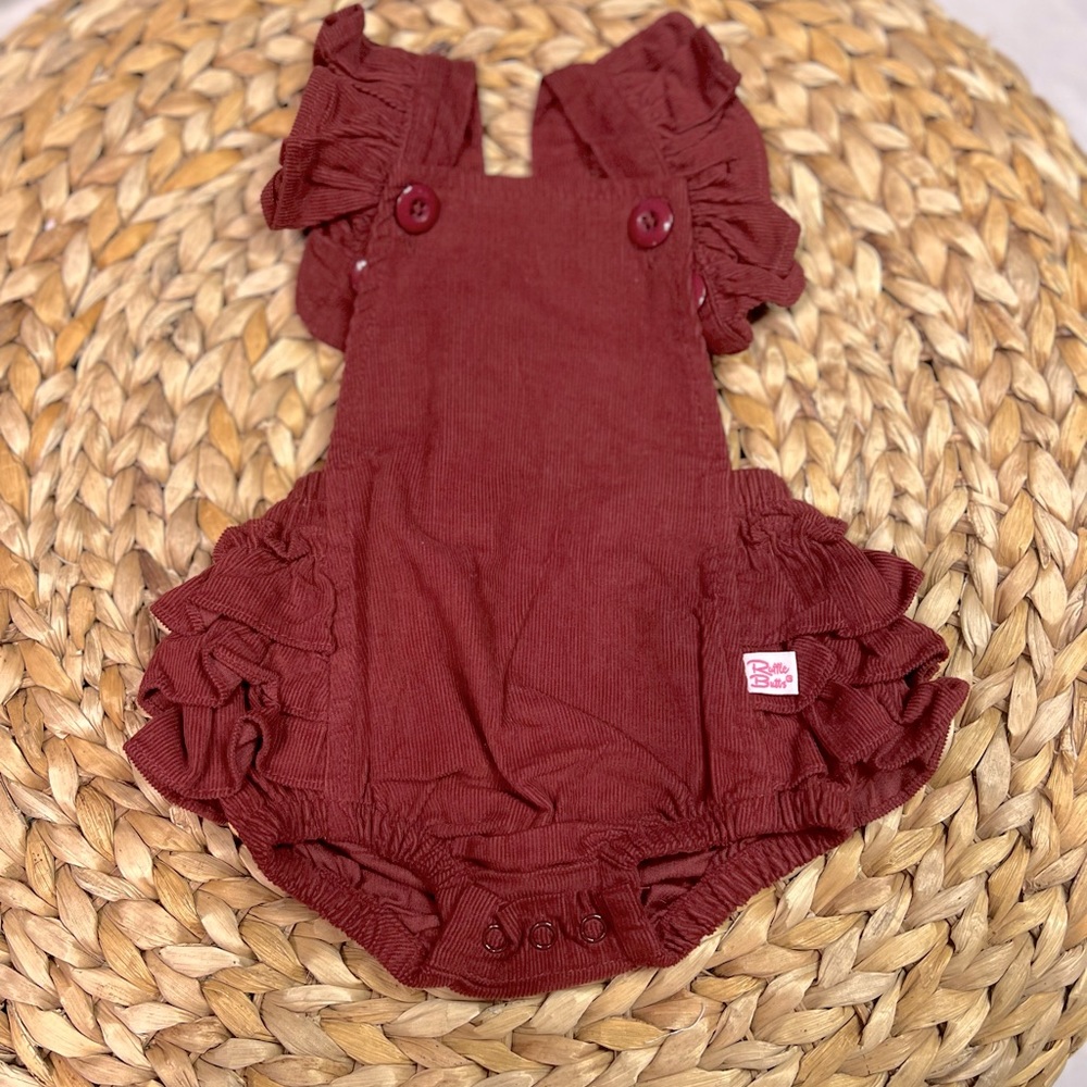 Ruffle Butts Overall Romper